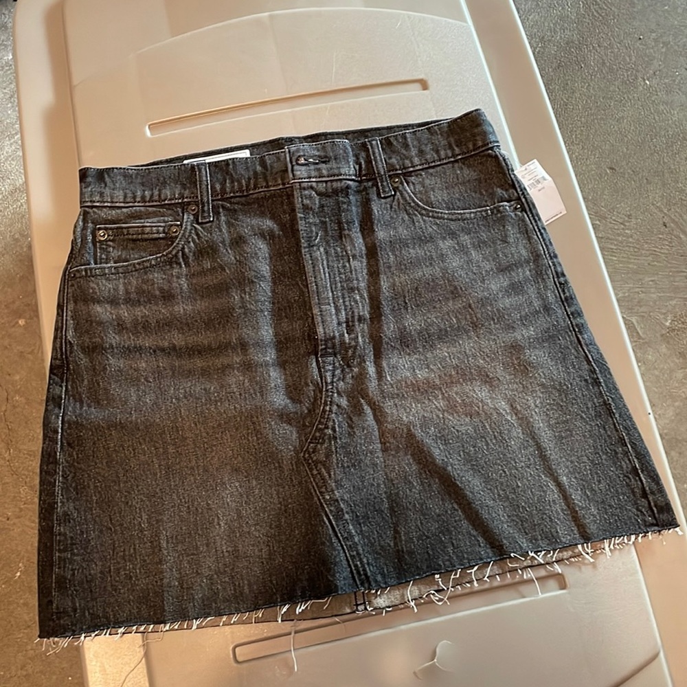 Gap denim mini skirt